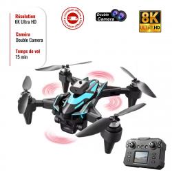 Drone K12 MAX 8K HD 3 Caméras, Évitement Obstacles, Moteur Brushless, FPV 360° - Livraison offerte