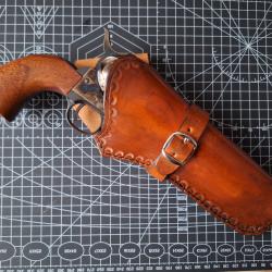 Holster western cross draw droitier