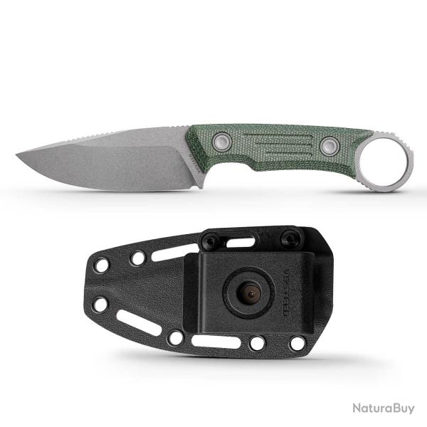 Couteau Vosteed Fullback Green Lame Acier Nitro-V SW Manche Micarta Etui Kydex VOSD0302