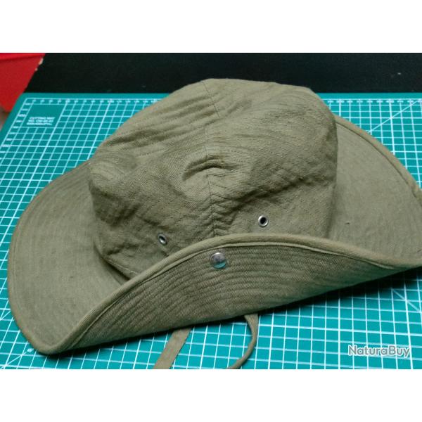 CHAPEAU DE BROUSSE DATE 1953  GUERRE D'INDOCHINE/ALGERIE, TAILLE 55