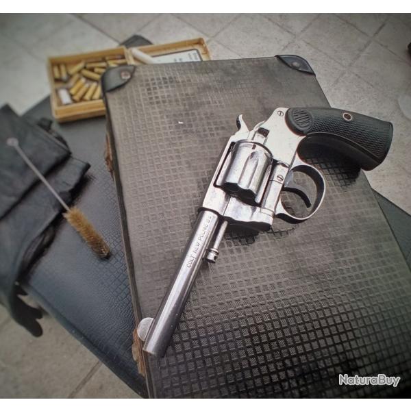 Colt New Police Chrom 1903 avec Petite Valise D'poque