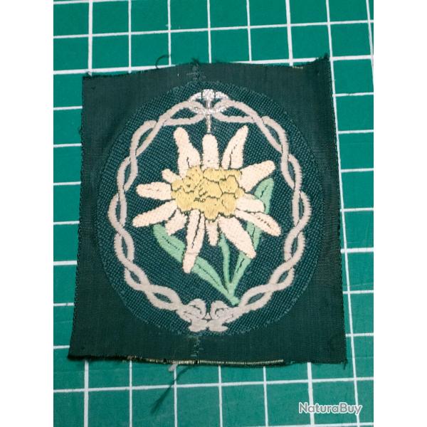 EDELWEISS ALLEMAND TROUPES DE MONTAGNES , AUTHENTIQUE WW2, 39/45