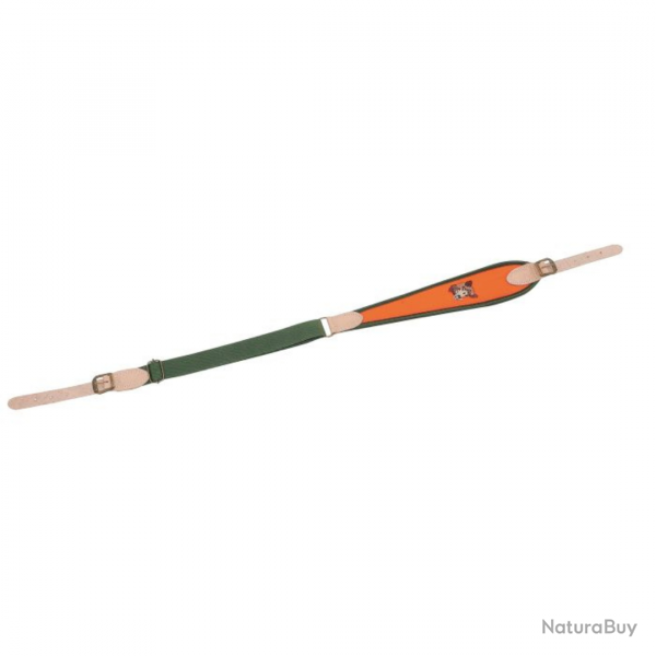Bretelle Carabine fluo broderie sanglier - JANUEL