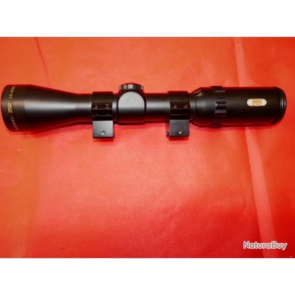 Lunette TASCO TITAN 1.5-6X42 avec colliers pour rail de 21mm