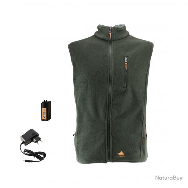 AJ4 FLEECE Veste polaire chauffante Kaki