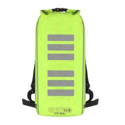 BACKPACK 360DRY Sac à dos jaune fluo avec zones rÈflÈchissantes 28 litres