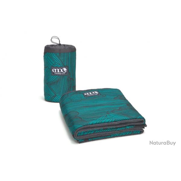FIELDDAY Couverture double polaire ultra-douce finition dperlante - verte