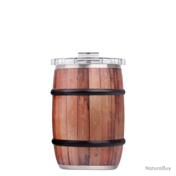 ORCA Verre thermos bois fonc