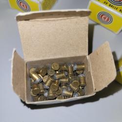 Cartouches Bosquettes Cal22 ronde ou 6mm Flobert.