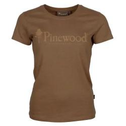 T-shirt Pinewood Outdoor Life Femme Nougat - L