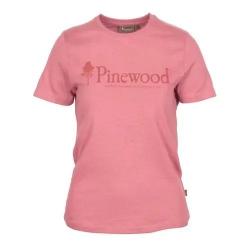 T shirt Pinewood Outdoor Life Femme Corail