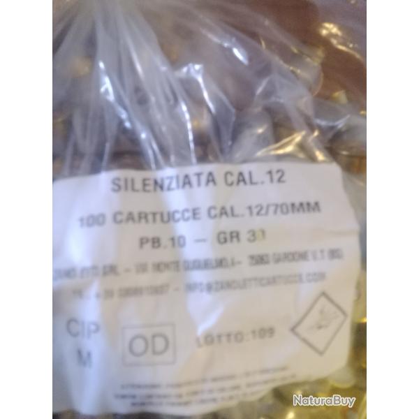 Lot x100 zanoletti 12/70