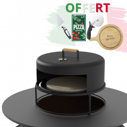 Gf ! Four à pizza pour le brasero 100 cm  - Forno Di Tonio par Random + accessoires OFFERT