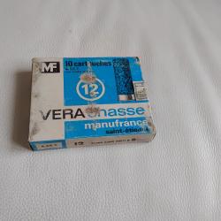 boite  cartouche  manufrance  veraplast   calibre 12  non ouverte