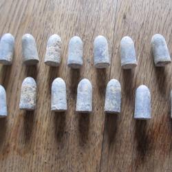 balles 11 mm plomb chassepot originales