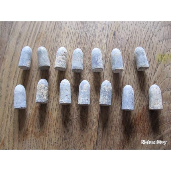 balles 11 mm plomb chassepot originales