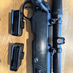 Steyr scout 7-08 lunette schmidt bender