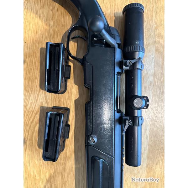 Steyr scout 7-08 lunette schmidt bender