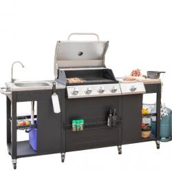 Cuisine d'Extérieur - 4+1 Brûleurs 17,2 kW - Livraison rapide