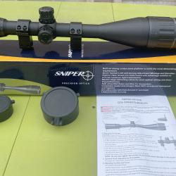 Lunette 6-24 X 50 marque SNIPER illuminée RVB - état neuf