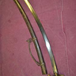 sabre modèle AN IX de la manufacture de Versailles premier empire Klingenthal1813