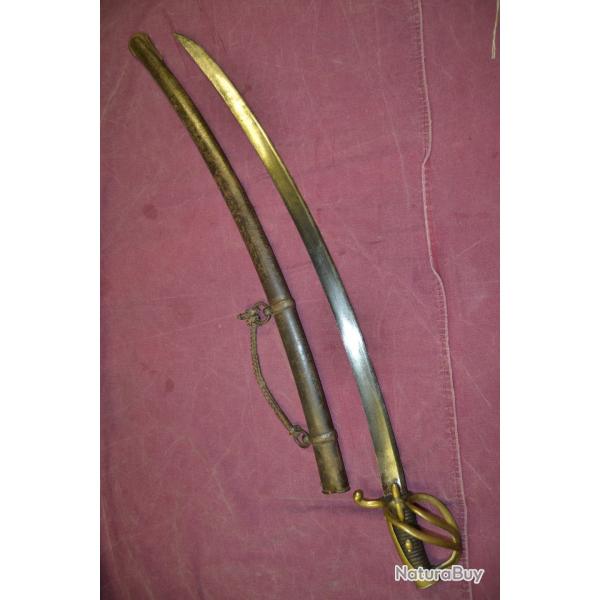 sabre modle AN IX de la manufacture de Versailles premier empire Klingenthal1813