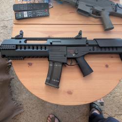 Réplique Airsoft G36 (GSG G14) électrique Blowback système avec plusieurs chargeurs