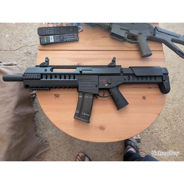 Rplique Airsoft G36 (GSG G14) lectrique Blowback systme avec plusieurs chargeurs