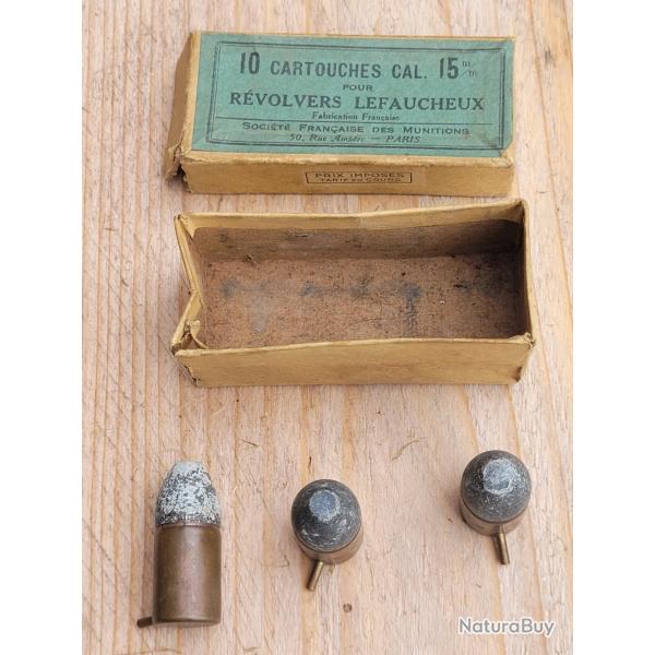 Boite  de 3 balles 15mm brocheLefaucheux