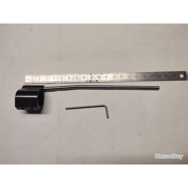 kit gaz block + DPMS Gaz Tube Rifle AR-15 , AR10, Tube Gaz tube, pistol-length, 6 " (17.15 cm long