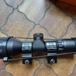 lunette compact riflescope   3-9x40avec collier aciers weaver