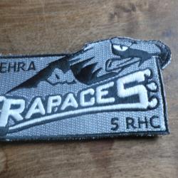 écusson crasch brodé EHRA rapaces 5 RHC