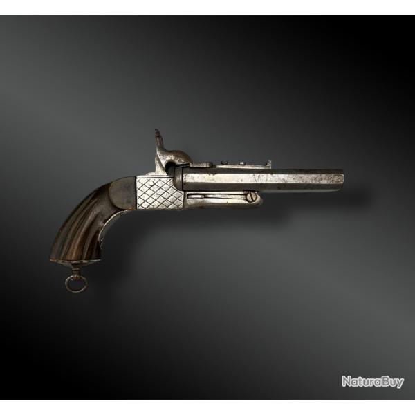 PISTOLET  coffre - Espagne ? - XIXme sicle