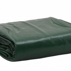 Bâche verte 1x2,5 m en toile PVC - 650 g/m² pour protection toutes saisons
