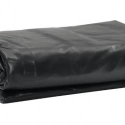 Bâche noire PVC 1 x 2,5 m - 650 g/m², résistante pluie et intempéries