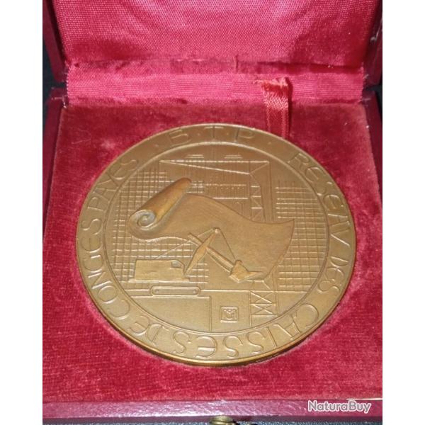 Médaille Ancienne Ville De Moulins Reconnaissante - Bronze Avec écrin, XXe