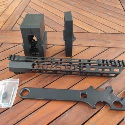 Kit ,Pour Changer Garde main flottant ,pour AR15,M4,M16 et clone 12" + kit gas block M4
