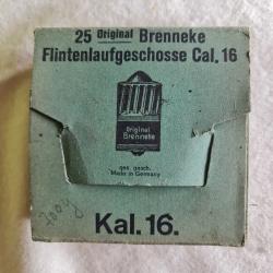 25 balles Original BRENNEKE  Cal.16