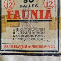 50 balles FAUNIA Cal.12