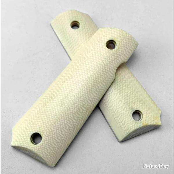 Plaquettes Colt 1911 "Ivoire" - SKX INDUSTRIES