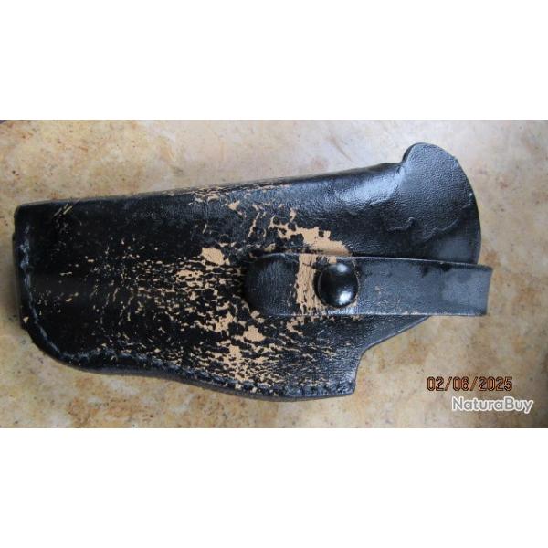 holster tui cuir pais modle ceinture police revolver pistolet  Ruby PPK mauser hsc gaucher