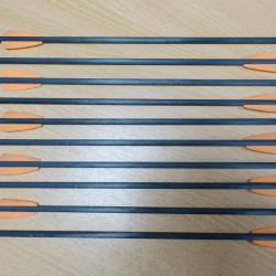 lot de 10 traits carreaux fleches carbone 15" (38cm) pour arbalète EK Archery R9 RX Cobra / System
