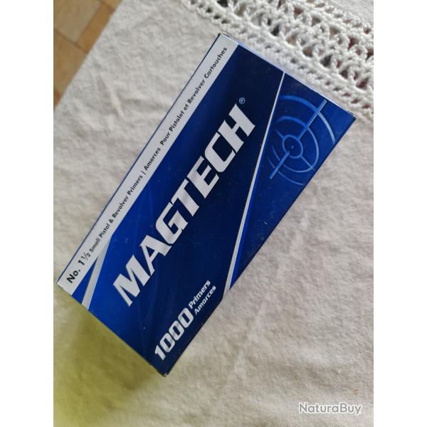 1000 amorces MAGTECH N1 1/2 Small Riffle primers