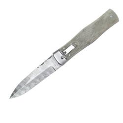 M241DK01 couteau automatique Mikov Predator Bone manche en os