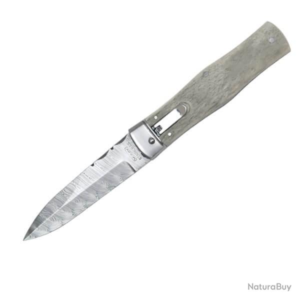 M241DK01 couteau automatique Mikov Predator Bone manche en os