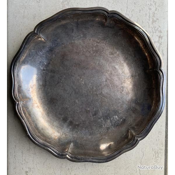 Plat en argent massif dat 1772