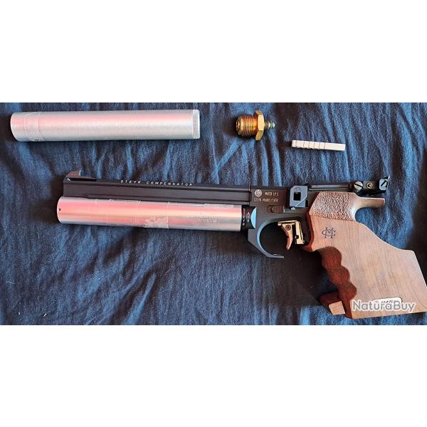 RARE ! Pistolet de comptition air comprim STEYR LP5 5 coups semi-auto 4.5mm droitier