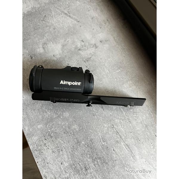 Aimpoint Micro H2 2 MOA Montage browning nomade
