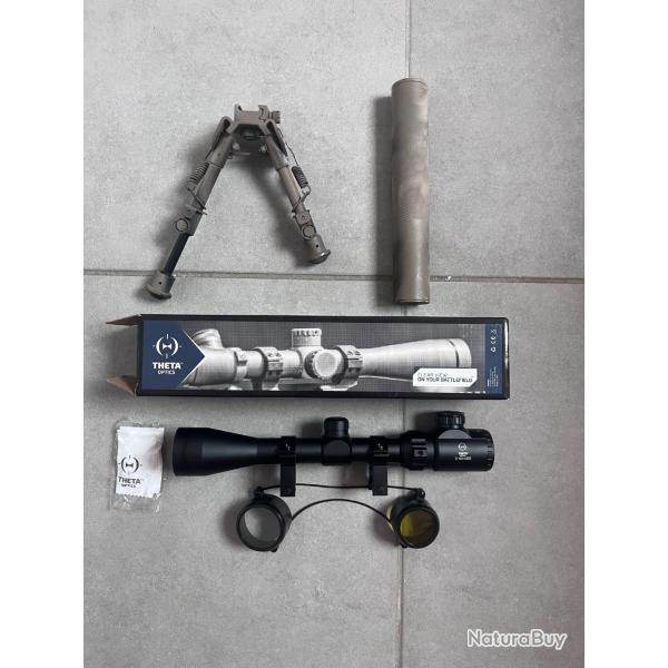 Lot d'accessoires (LUNETTE/BIPIED/SILENCIEUX)