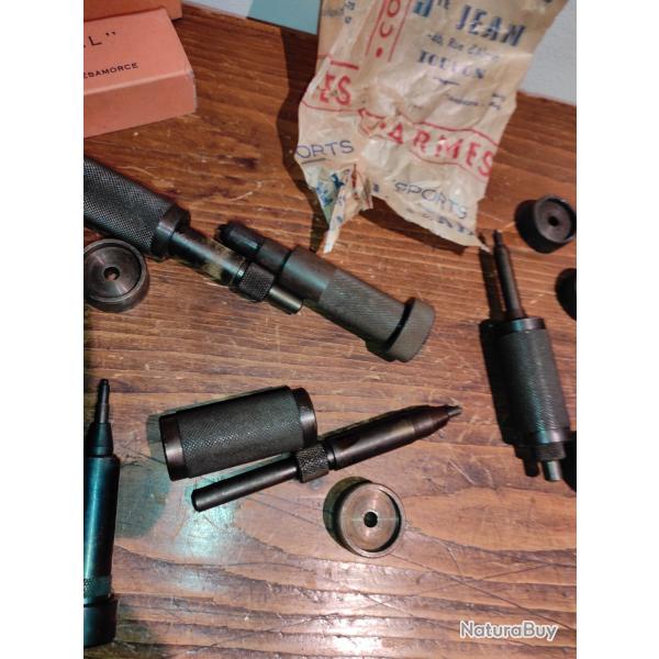 Lot accessoires Outils recalibreur desamorceur ramorceur